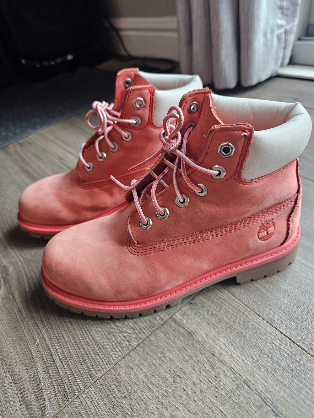 Timberland Kids' Pink Premium Waterproof Boots